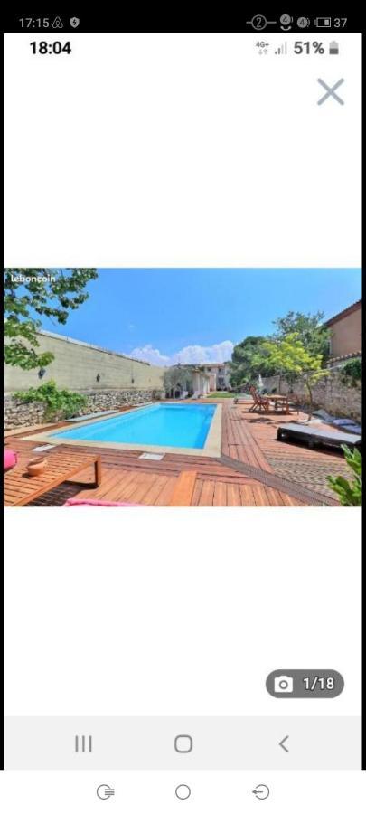מרסיי Villa Avec Piscine Et 3 Logements Ideale Groupe מראה חיצוני תמונה