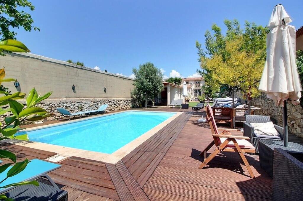מרסיי Villa Avec Piscine Et 3 Logements Ideale Groupe מראה חיצוני תמונה